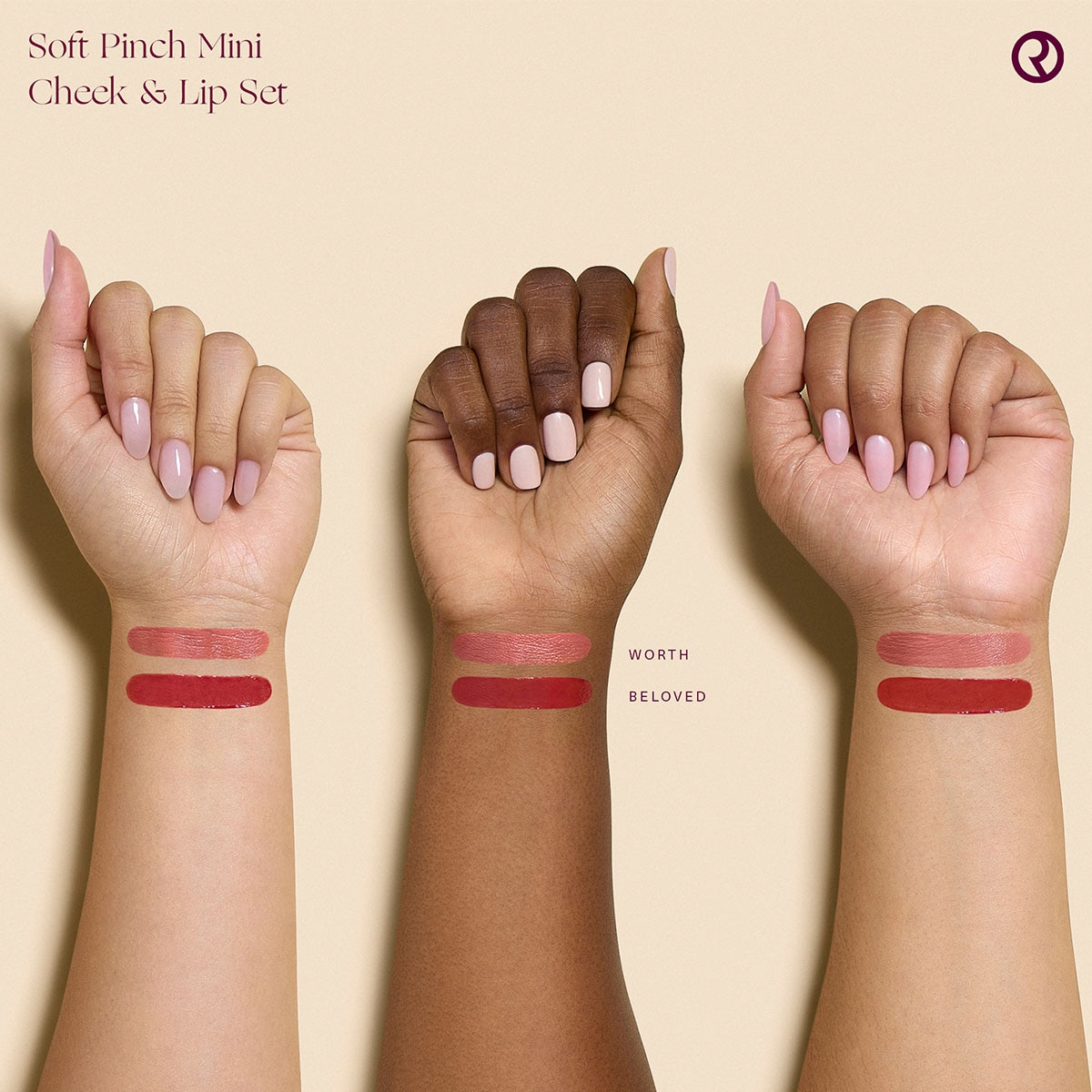 SET SOFT PINCH MINI LIP AND CHEEK (SET DE MAQUILLAJE PARA LABIOS Y ROSTRO)